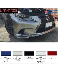 Fits 14-16 Lexus IS250 IS350 TR Style Front Bumper Lip Painted