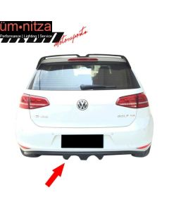 Fits 15-16 Volkswagen Golf Type B Rear Bumper Lip Spoiler Diffuser Polyurethane