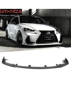 Fits 17-20 Lexus IS200t IS300 IS350 AR Style Front Bumper Lip Unpainted PP