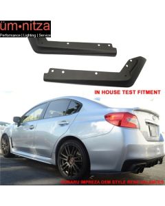 Fits 15-18 Subaru WRX OE STI Style Rear Spat Valance Lip ABS