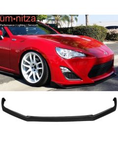 Fits 13-16 Scion FRS FR-S STI Style Front Bumper Lip Splitter Unpainted PU