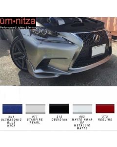 Fits 14-16 Lexus IS250 IS350 TR Style Front Bumper Lip Painted