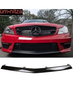 Fits 12-14 Benz W204 C-Class Sedan C63 AMG Only CF Carbon Fiber OE Front Lip