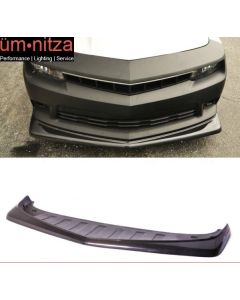 Fits 14-15 Chevrolet Camaro SS Z28 Style Front Bumper Lip Spoiler Carbon Fiber