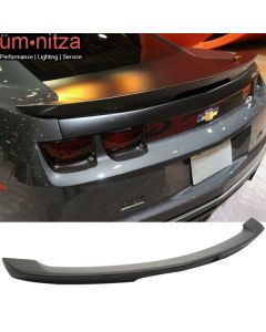 Fits 10-13 Chevrolet Camaro ZL1 Style Unpainted LED Rear Trunk Spoiler Wing Tail