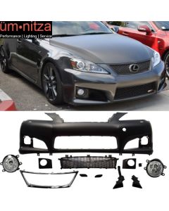 Fits 09-10 Lexus IS250 350 ISF Front Bumper Conversion No PDC +Fog Light