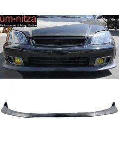 Fits 99-00 Honda Civic EK EVO Style Front Bumper Lip Spoiler - PU