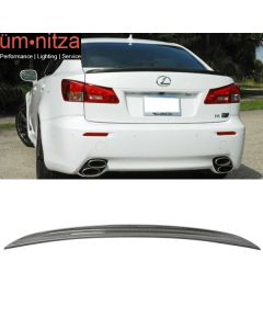 Fits 06-13 Lexus IS250 IS350 Sedan ISF Sport Style Carbon Fiber CF Trunk Spoiler