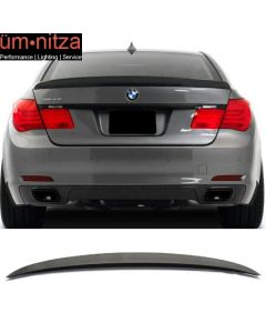 Fits 09-15 Fit BMW F01 7 Series A STYLE Painted Matte Black Trunk Spoiler Wing