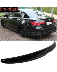 Fits 08-12 Honda Accord OE Trunk Spoiler Painted Nighthawk Black Pearl #B92P