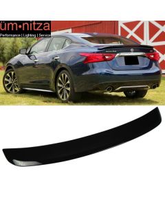 Fits 16-18 Nissan Maxima A36 OE2 Factory Trunk Spoiler Bordeaux Black #GAB