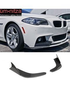 Universal Type 1 2PCS Front Bumper Lip Splitter Spoiler Winglet Carbon Fiber CF