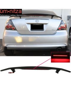 Fits 05-10 Scion tC IKON Style Rear Trunk Spoiler & LED Light ABS Matte Black