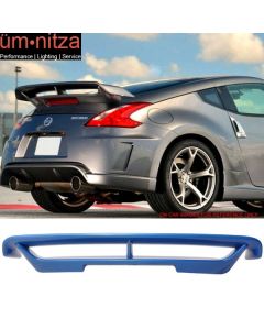 Fits 09-21 Nissan 370Z N Style Trunk Spoiler Painted #RAE Monterey Blue Pearl