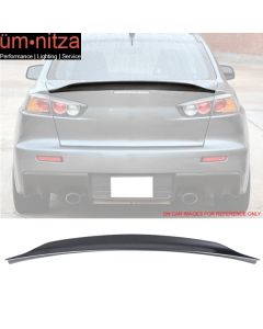 Fits 08-17 Lancer EVO X JDM Duckbill Trunk Spoiler Painted Graphite Gray Pearl