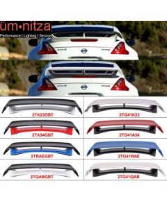 Fits 09-21 Nissan 370Z N Style Painted Rear Trunk Spoiler Wing ABS Tail Trim Lip