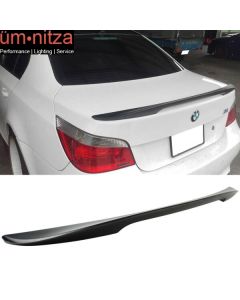 Fits 04-10 Fit BMW E60 5-Series Sedan High Kick Performance Style Trunk Spoiler Wing