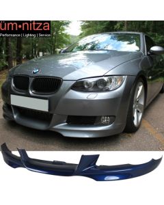 Fits 07-10 BMW E92 E93 3-Series M-Tech Style Lemans Blue Front Bumper Lip