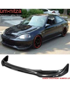 Fits 96-98 Honda Civic Jun Style Unpainted Front Bumper Lip Add On Chin Spoiler