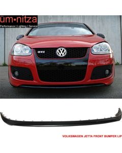 Fits 05-10 Volkswagen Golf GTI MK5 Jetta Euro Style Front Bumper Lip Spoiler PU