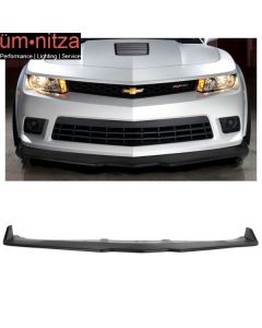 Fits 14-15 Chevy Camaro SS Ikon Style Front Bumper Lip Spoiler Unpainted PP