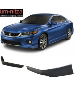 Fits 13-15 Honda Accord Coupe 2Dr HFP Style Front Bumper Lip Spoilers 2PCS