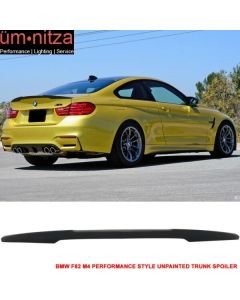 Fits 15-20 BMW F82 4-Series M4 Performance Style Rear Trunk Spoiler Wing ABS