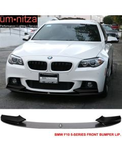 Fits 11-16 Fit BMW F10 Performance Front Lip Paint Two Tone Space Gray Metallic #A52