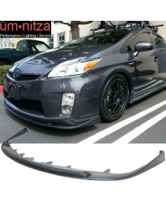 Fits 10-11 Toyota Prius Hatchback OE Style Front Bumper Lip Spoiler Unpainted PU