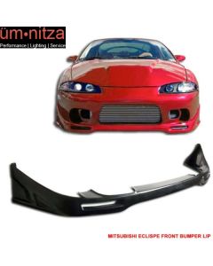 Fits 97-99 Mitsubishi Eclipse JDM Sport Style PU Front Bumper Lip Chin Spoiler