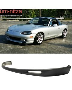 Fits 99-00 Mazda Miata OE Factory Style Front Bumper Lip Spoiler Unpainted (PU)