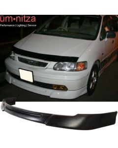 Fits 97-99 Honda Odyssey OE Style Unpainted Black Front Bumper Lip Spoiler PU