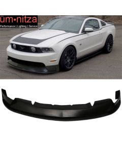 Fits 10-12 Ford Mustang GT V8 ST Style Unpainted Front Bumper Lip Spoiler - PU