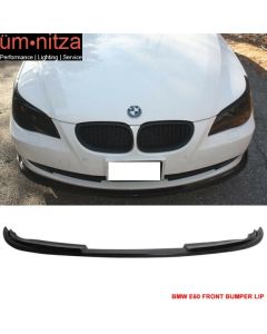 Fits 08-10 BMW E60 5 Series LCI H Style Front Bumper Lip Spoiler - PU