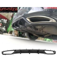 Fits 13-19 Lexus GS Series Rear Bumper Lip Diffuser 3 Fins Unpainted PP