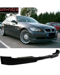 Fits 05-08 BMW 3-Series E90 AP Style Front Bumper Lip Spoiler Splitter - PU