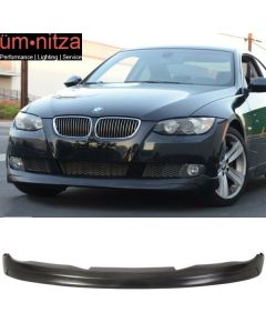 Fits 07-10 BMW E92 E93 3 Series 2-Door V Style Front Bumper Lip Spoiler - PU