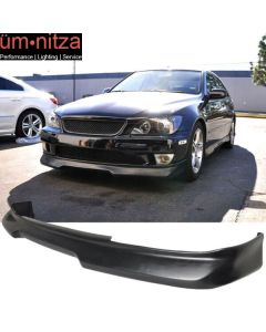 Fits 01-05 Lexus IS300 Base Sedan GR Style Front Bumper Lip Spoiler Splitter PU