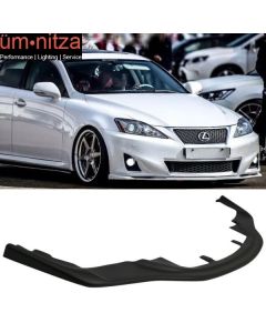 Fits 11-13 Lexus IS250 IS350 JDM Style Front Bumper Lip Spoiler Chin Splitter PP