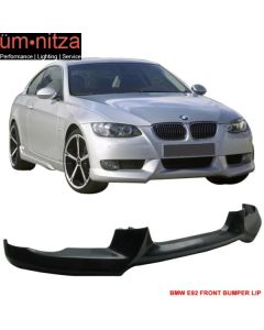 Fits 07-10 BMW E92 E93 3 Series Coupe Pre LCI A Style Front Bumper Lip Spoiler