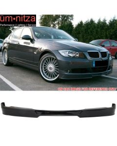 Fits 05-08 BMW E90 3 Series AP Front Bumper Lip PU #475 Black Sapphire Metallic