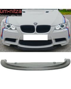 Fits 08-13 E90 E92 E93 M3 CRT Style Front Bumper Lip Spoiler - Carbon Fiber (CF)