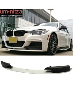 Fits 12-18 F30 Performance Front Lip Paint Two Tone Color Alpine White III #300