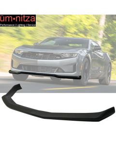 Fits 16-23 Chevy Camaro 1LE Style Carbon Fiber Print Front Bumper Lip Spoiler