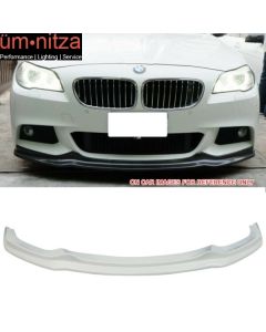 Fits 11-16 F10 MTh Msport AK Style Front Lip Painted Alpine White III #300