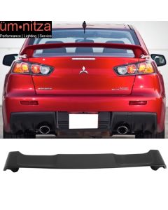 Fits 08-17 Mitsubishi Lancer OE Factory Style Trunk Spoiler Unpainted - ABS