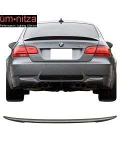 Fits 07-13 E92 High Kick Performance Trunk Spoiler Painted #475 Black Sapphire