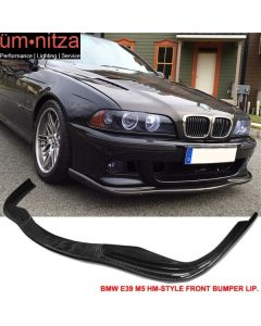 Fits 97-02 Fit BMW E39 M5 Only 4Dr Front Bumper Lip - Carbon Fiber CF