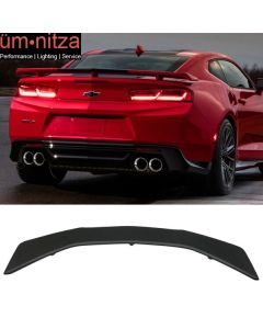 Fits 16-23 Camaro ZL1 Style Trunk Spoiler Rear Lid ABS Unpainted