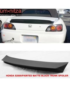 Fits 00-09 Honda S2000 AP1 AP2 TM Style Matte Black Trunk Spoiler (FRP)